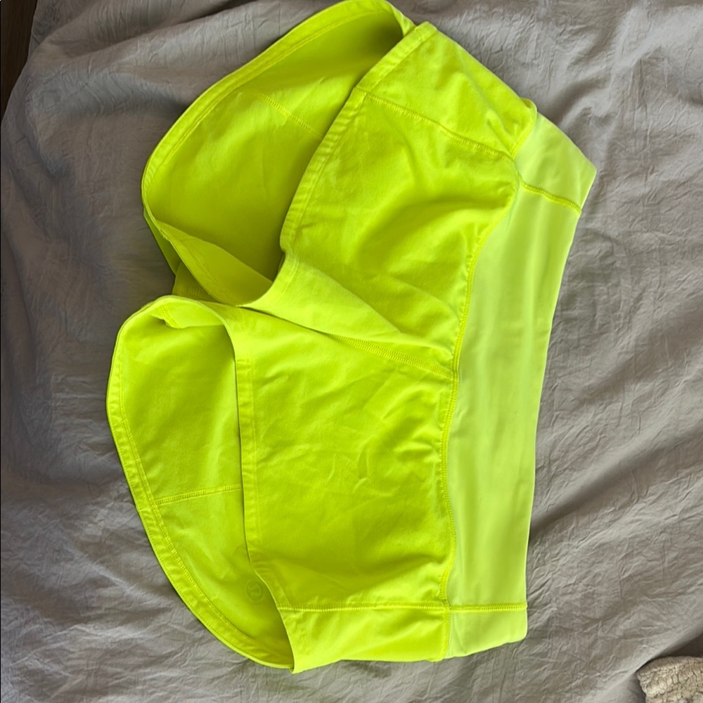 Lululemon Neon Yellow Speed Ups
